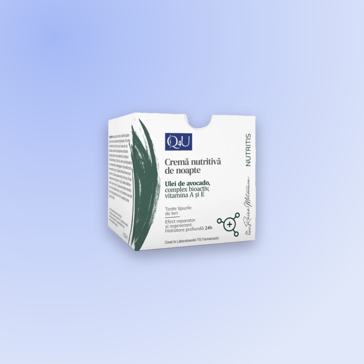 TIS Q4U Cremă nutritivă de noapte, 50 ml
