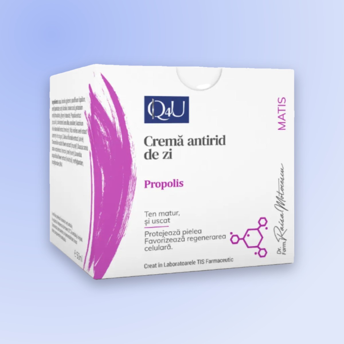 TIS Q4U Crema antirid de zi propolis, 50 ml