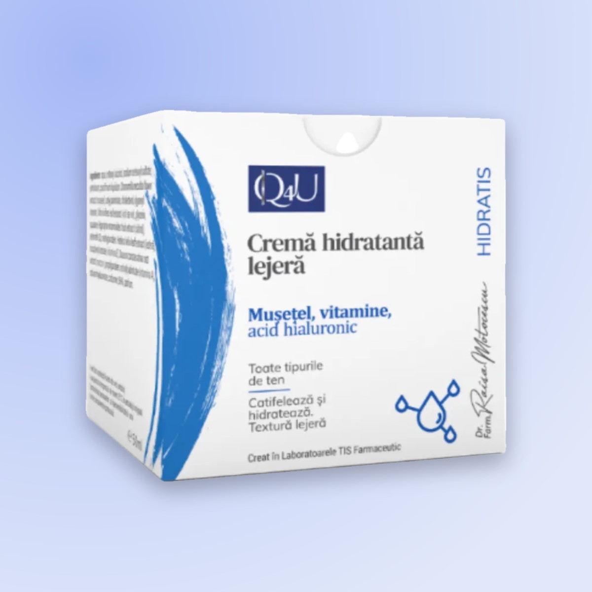 TIS Cremă hidratantă lejeră cu vitamine și mușețel – Crema, 50 ml