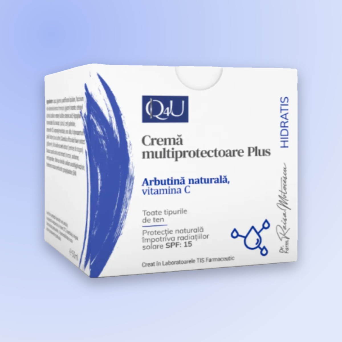 TIS  Q4U Cremă multiprotectoare plus, 50 ml