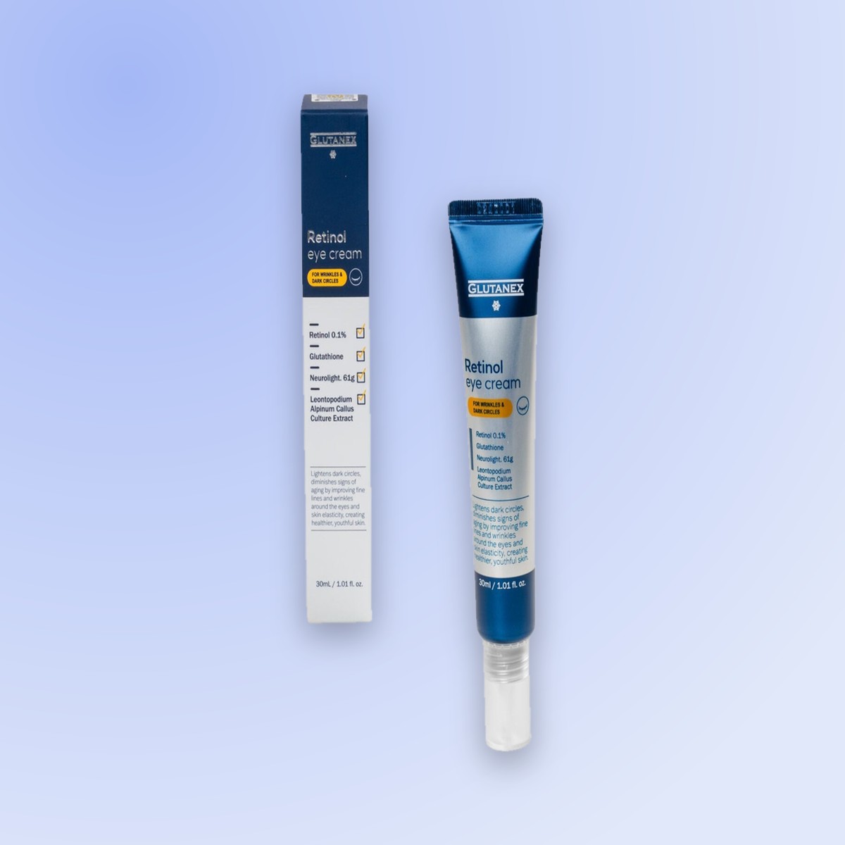 Glutanex Cremă pentru ochi Glutanex Retinol, 30ml